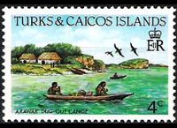 Turks e Caicos 1983 - serie Navi: 4 c