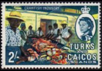Turks e Caicos 1967 - serie Regina Elisabetta II e soggetti vari: 2 sh