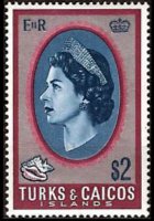 Turks e Caicos 1971 - serie Regina Elisabetta II e soggetti vari (dollari): 2 $