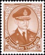 Thailandia 2010 - serie Re Bhumibol Aduljadeh: 5 b