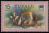 Tuvalu 1979 - serie Pesci: 15 c