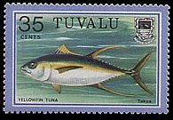 Tuvalu 1979 - serie Pesci: 35 c