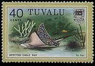 Tuvalu 1979 - serie Pesci: 40 c