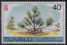 Tuvalu 1976 - serie Cartine e folklore: 40 c