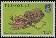 Tuvalu 1983 - serie Artigianato: 45 c
