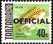 Tanzania 1967 - set Fishes: 40 c