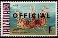 Tanzania 1967 - set Fishes: 1 sh