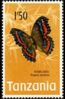 Tanzania 1973 - serie Farfalle: 1,50 sh