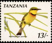 Tanzania 1990 - serie Uccelli: 13 sh