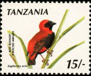 Tanzania 1990 - set Birds: 15 sh