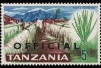 Tanzania 1965 - set Various subjects: 5 sh