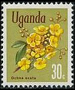 Uganda 1969 - serie Fiori: 30 c