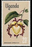 Uganda 1969 - serie Fiori: 20 sh