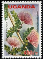 Uganda 2005 - serie Fiori: 400 sh