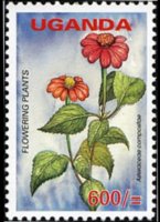 Uganda 2005 - serie Fiori: 600 sh