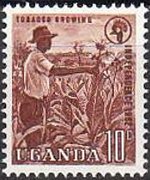 Uganda 1962 - serie Soggetti vari: 10 c