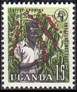 Uganda 1962 - serie Soggetti vari: 15 c