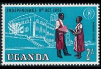 Uganda 1962 - serie Soggetti vari: 2 sh