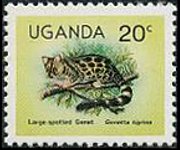 Uganda 1979 - serie Animali: 20 c