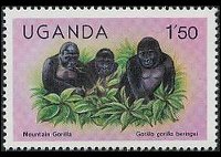 Uganda 1979 - serie Animali: 1,50 sh