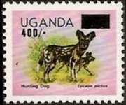 Uganda 1979 - serie Animali: 400 sh su 80 c