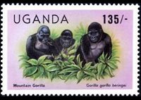Uganda 1979 - serie Animali: 135 sh
