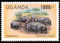 Uganda 1979 - serie Animali: 1000 sh