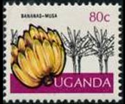 Uganda 1975 - serie Frutti della terra: 80 c