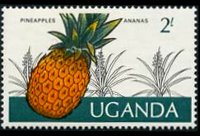 Uganda 1975 - serie Frutti della terra: 2 sh
