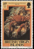 British Virgin Islands 1979 - set Marin life: 15 c