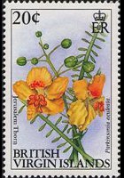 British Virgin Islands 1991 - set Flowers: 20 c