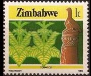 Zimbabwe 1985 - serie Agricoltura e industria: 1 c