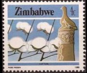 Zimbabwe 1985 - serie Agricoltura e industria: 4 c