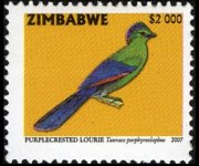 Zimbabwe 2005 - set Birds: 2000 $