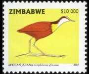 Zimbabwe 2005 - set Birds: 10000 $