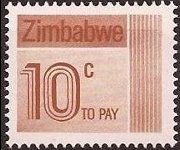 Zimbabwe 1985 - serie Cifra: 10 c