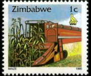 Zimbabwe 1995 - set Agriculture, industry and building: 1 c